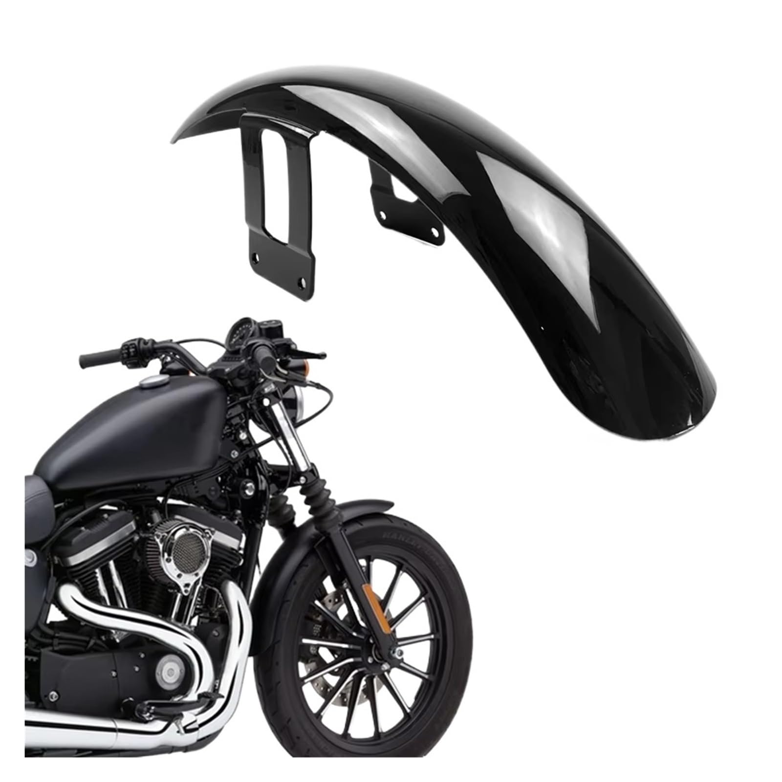 motorradkotflügel Für Für Sportster Eisen 883 Für Super Für Low XL883L 2004-2016 Motorrad Kotflügel Vorne Schutz Kotflügel Abdeckung von SISAWUEU