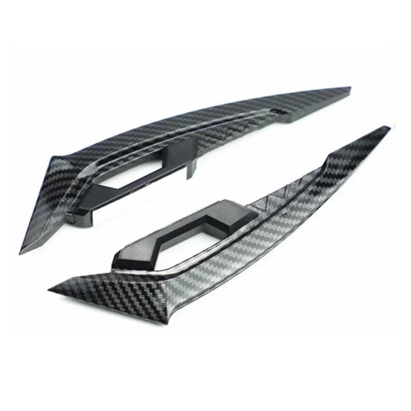 motorradspoiler Für 250SR 2Pcs Motorrad Winglets Motorrad Vorderseite Spoiler Aerodynamische Flügel Set Motorrad Festen Wind Flügel von SISAWUEU