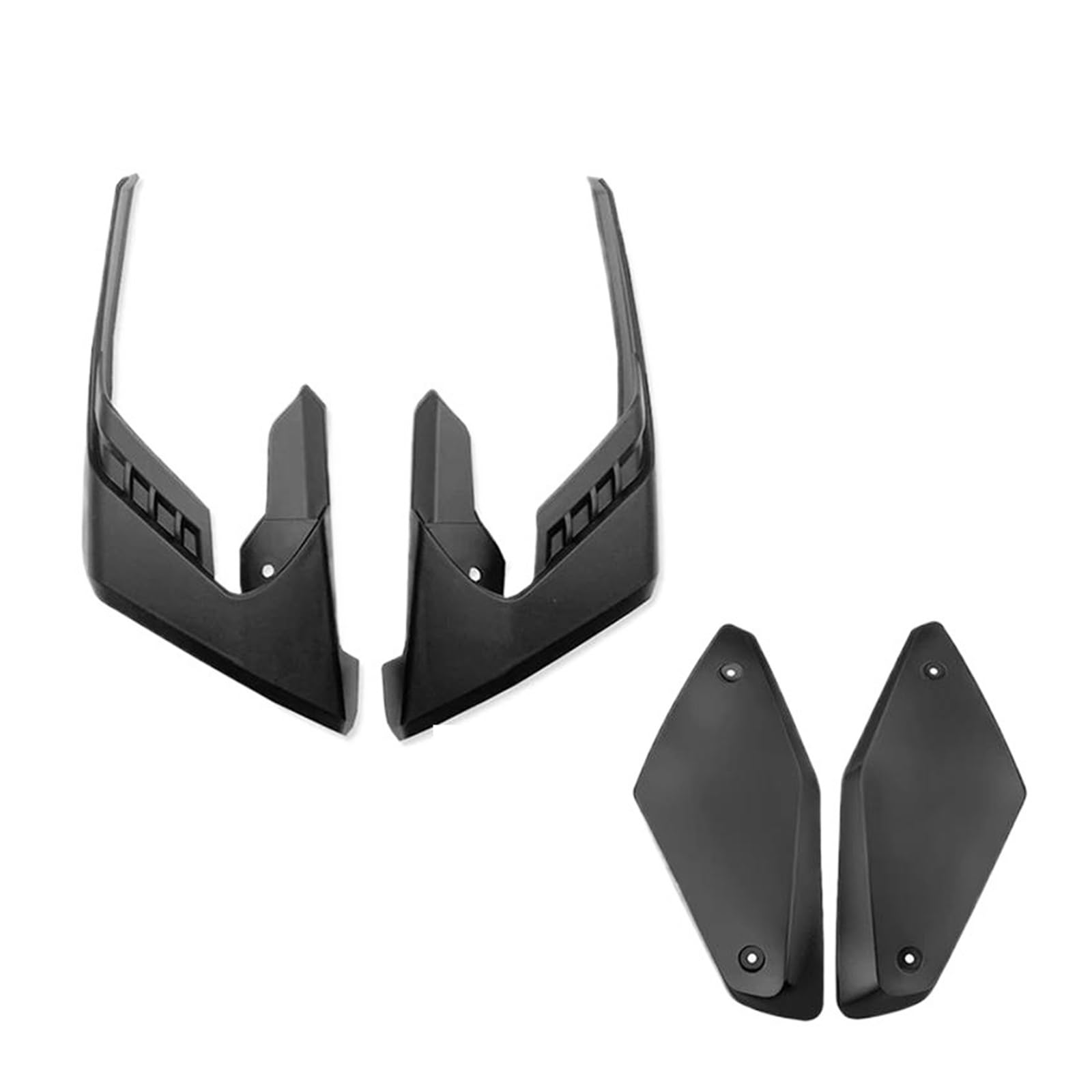 motorradspoiler Für CB 650R 2018 2019 2020 2021 2022 2023 2024 Tankrahmen Seitenverkleidung Abdeckung CB650R Verkleidung Winglets Fin Trim Abdeckung(Matte Black-1 Set) von SISAWUEU