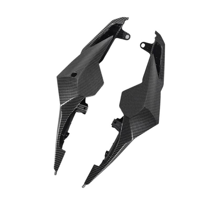 motorradspoiler Für CB650R CBR650R 2021 2022 2023 Motorrad Hinten Sitz Seite Panel Abdeckung Gugel Verkleidung Reitstock Zubehör(Carbon Fiber Look) von SISAWUEU