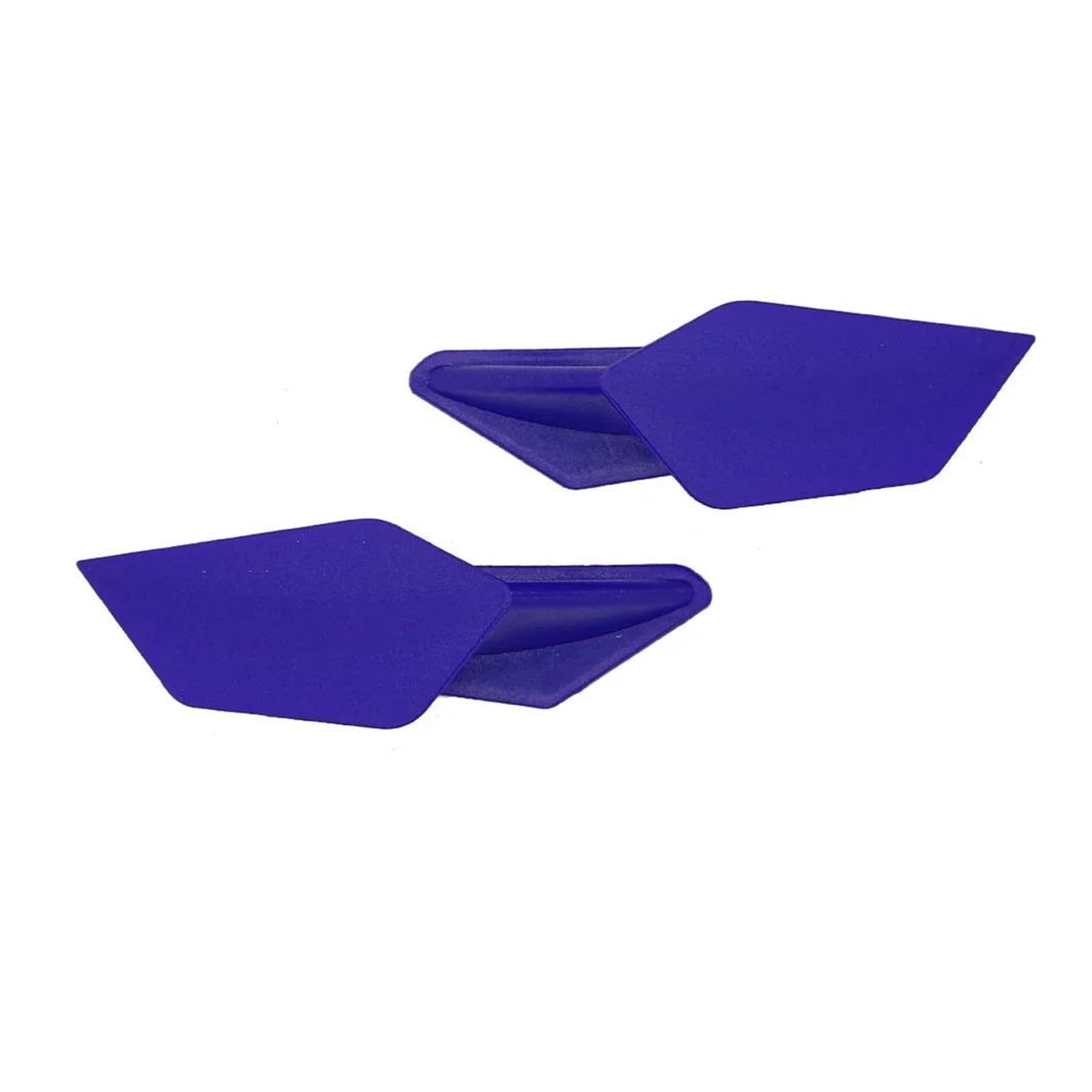 motorradspoiler Für Suzuki Für 1 Paar Motorrad Aerodynamische Winglets Spoiler Flügel Kit Klebstoff Zubehör(Blue) von SISAWUEU