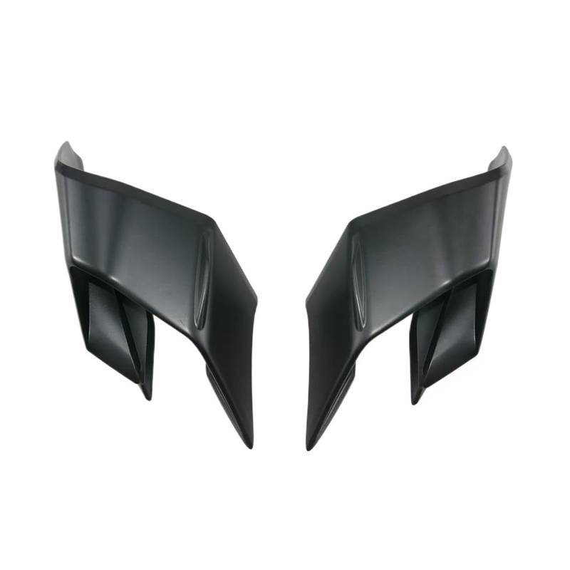 motorradspoiler Für Yamaha YZF-R1/R1M 2015-2023 Motorrad Vorderseite Spoiler Fin Trim Abdeckung Winglet Aerodynamische Flügel Kit(Black) von SISAWUEU