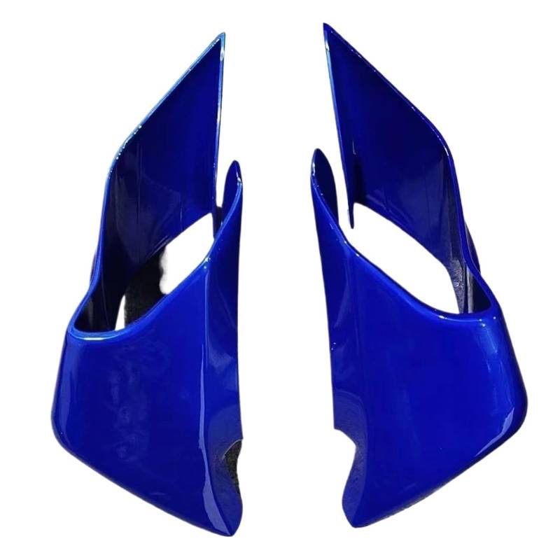 motorradspoiler Für Yamaha YZF R1 R1M 2020 2021 2022 2023 2024 Motorrad Zubehör Feste Flügel Verkleidung Kleine Flügel Spoiler Aerodynamische Flügel(Blue) von SISAWUEU