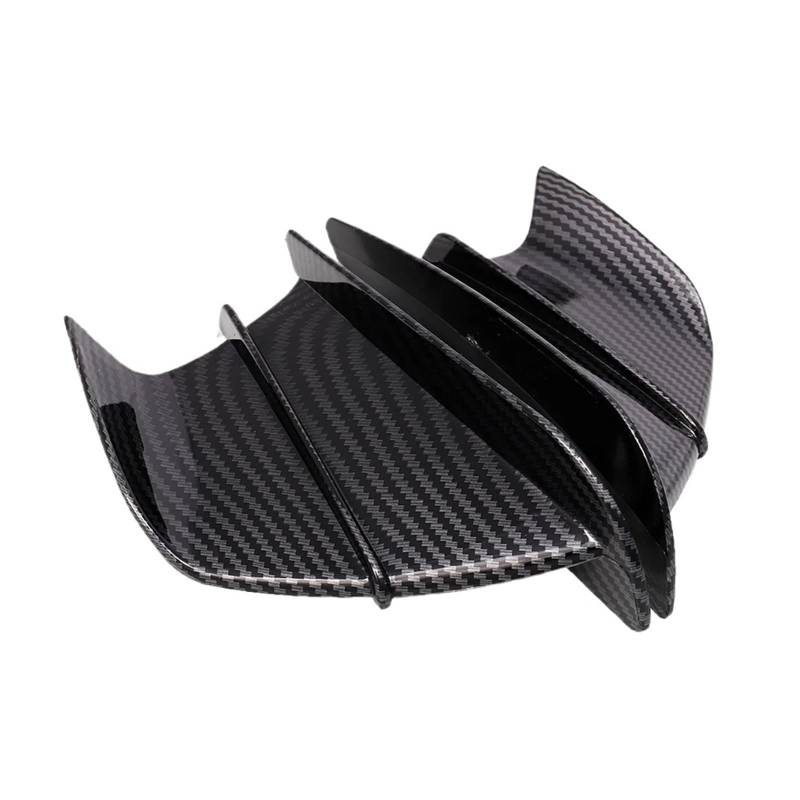 motorradspoiler Für Yamaha YZF R1 R6 R25 Für Ninja H2 H2R Für S1000RR Für H2 ABS Motorrad Winglet Aerodynamische Seite Flügel Fin Spoiler(Style1) von SISAWUEU