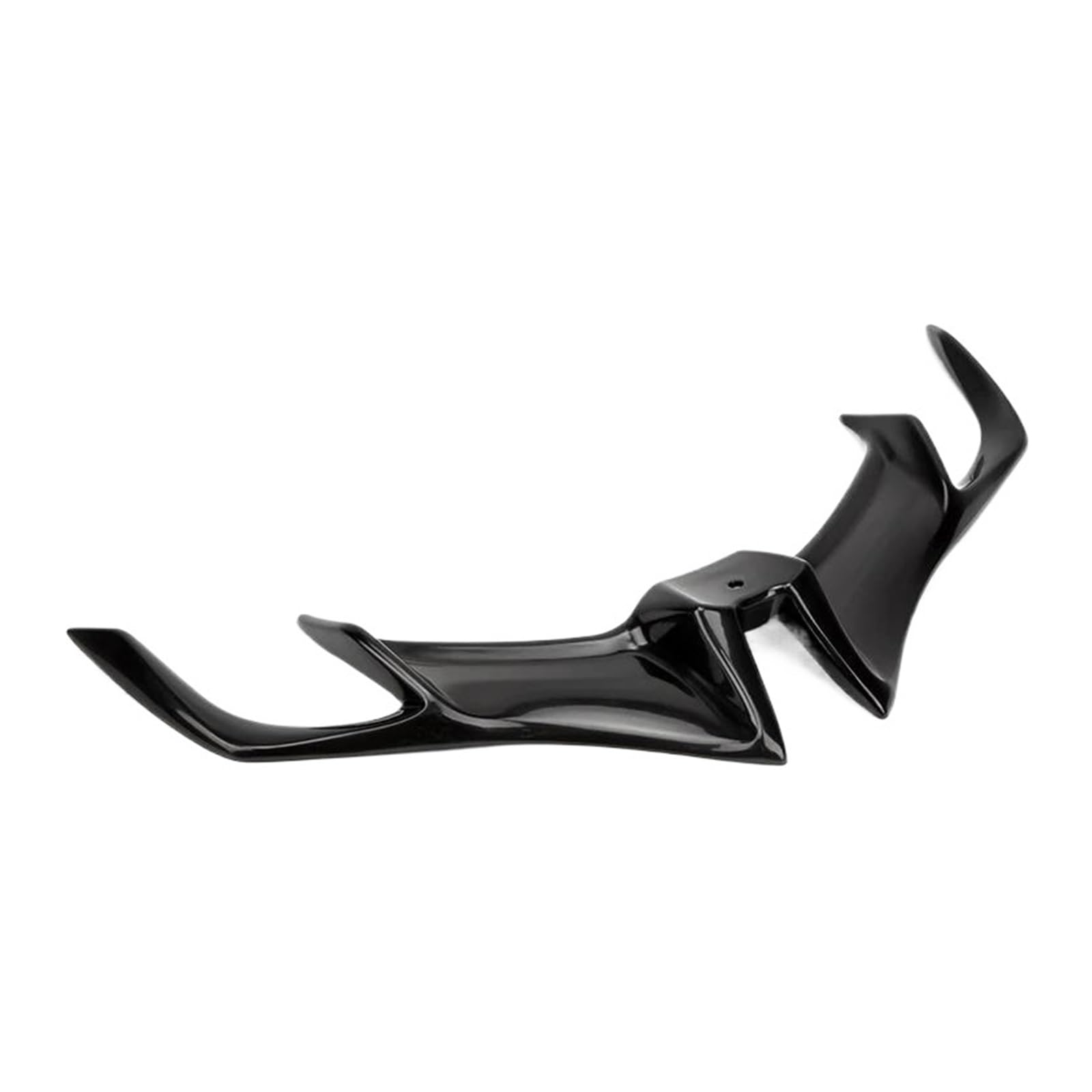 motorradspoiler Für Yamaha YZF R15 V3 Kunststoff Querruder Carbon Vorder Aerodynamische ABS Verkleidung Motorrad Rennen Winglets(Black) von SISAWUEU