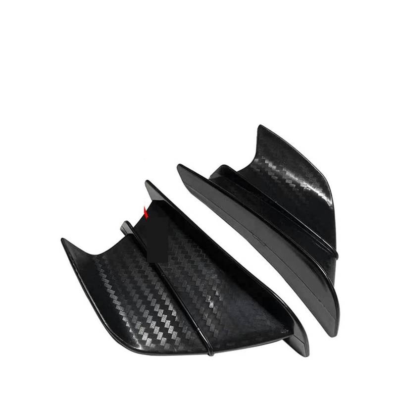 motorradspoiler Für Yamaha YZFR6 YZFR1 YZFR3 YZF R6 R1 R3 Winglets Air Deflektor Winglet Aerodynamische Flügel Kit Spoiler Motorrad(Matte Carbon Look) von SISAWUEU