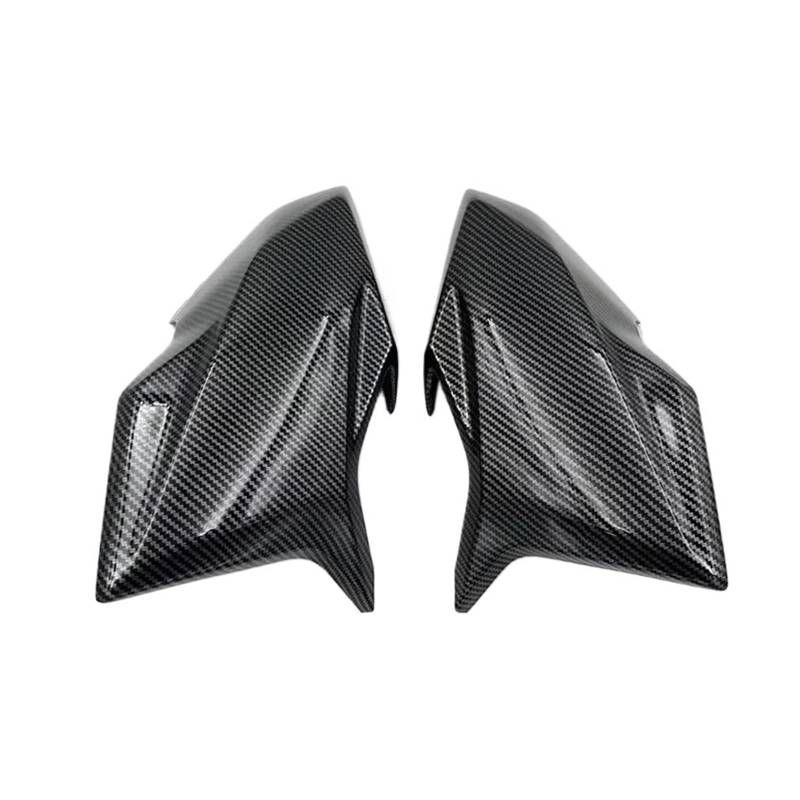 motorradspoiler Für Z 650 2020 2021 2022 2023 Z-650 Motorrad Front Tank Panel Trim Verkleidung Teile Kühler Seite Shell Abdeckung(B-Carbon Fiber Look) von SISAWUEU