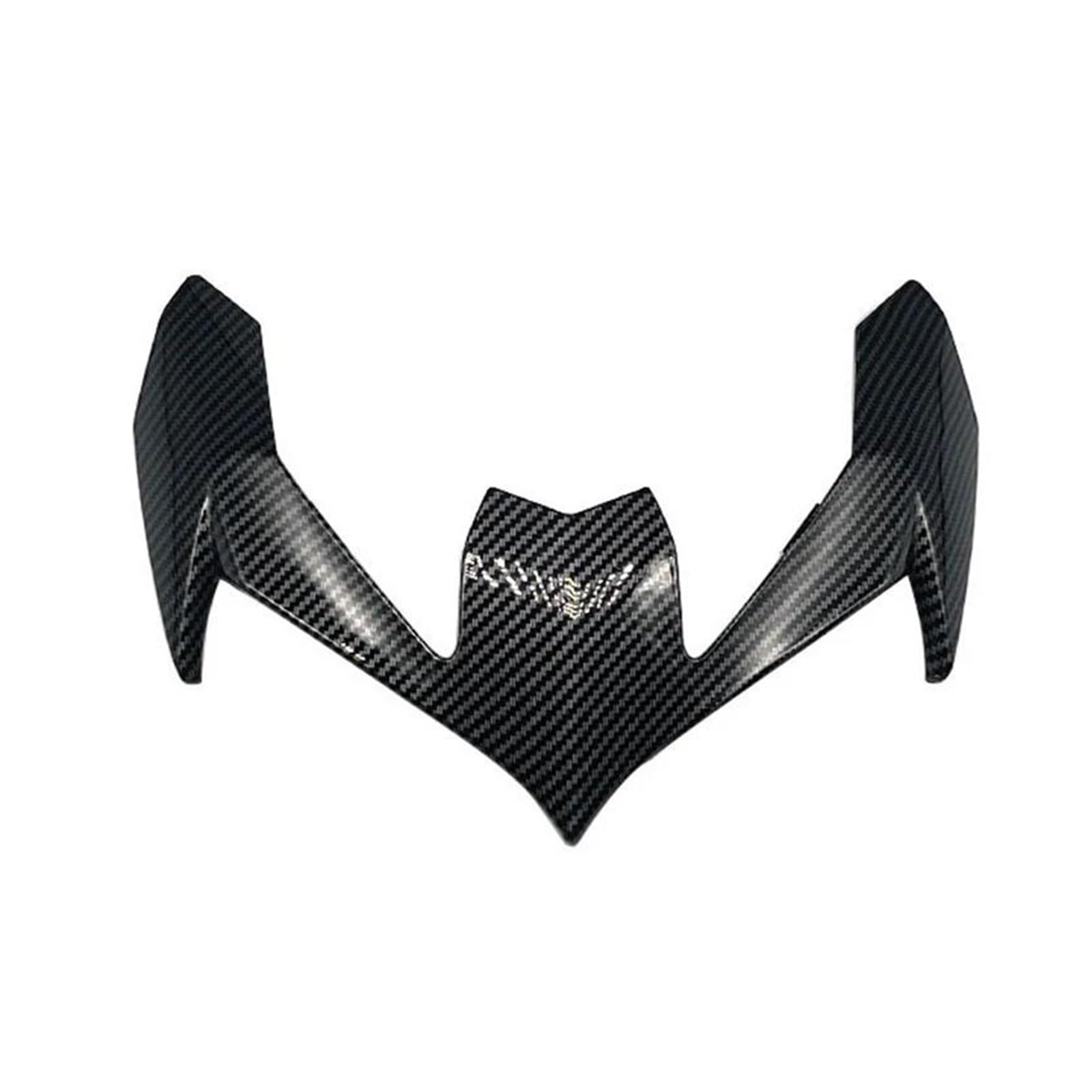 motorradspoiler Für Z900 2020 2021 2022 2023 2024 Obere Front Scheinwerfer Verkleidung Schnabel Nase Kegel Verlängerung Gugel Winglet Flügel Abdeckung(Carbon Fiber Look) von SISAWUEU