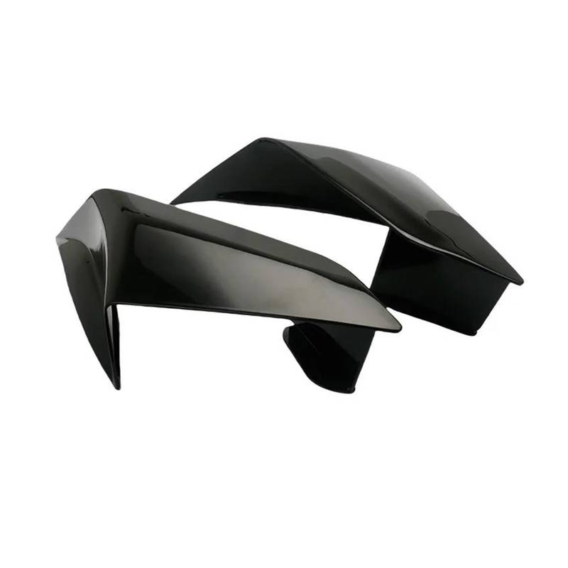 motorradspoiler Für ZX-4RR ZX-25R 2019-2024 Winglet Air Power Flügel Spoiler Air Power Motorrad Fixed Wing Seite Spoiler(Glossy Black) von SISAWUEU