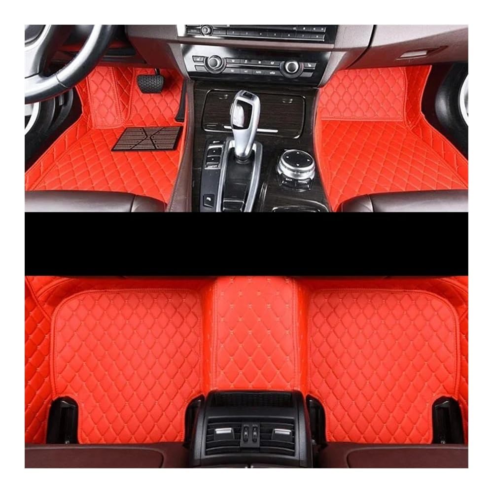 Auto FußMatten Auto Fußmatten Für Hon┐da Für XRV 2015 2016 2017 2018 2019 2020 2021 2022 Auto Teppiche Styling Abdeckungen Innen Dekor(LHD 3pcs red) von SISIFEIER