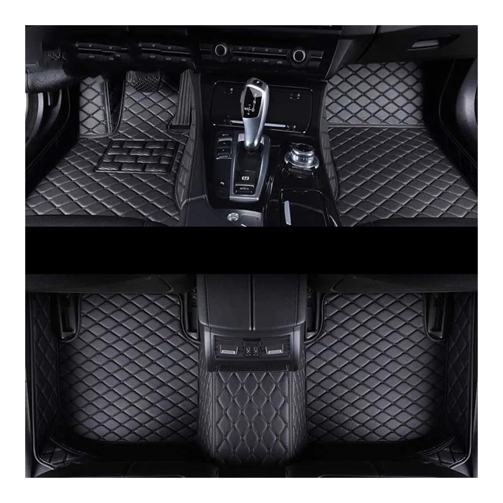 Auto FußMatten Benutzerdefinierte Auto Fußmatten Auto Teppiche Fuß Coche Für BM&W Für F25 2011 2012 2013 2014 2015 2016 2017(All Black) von SISIFEIER