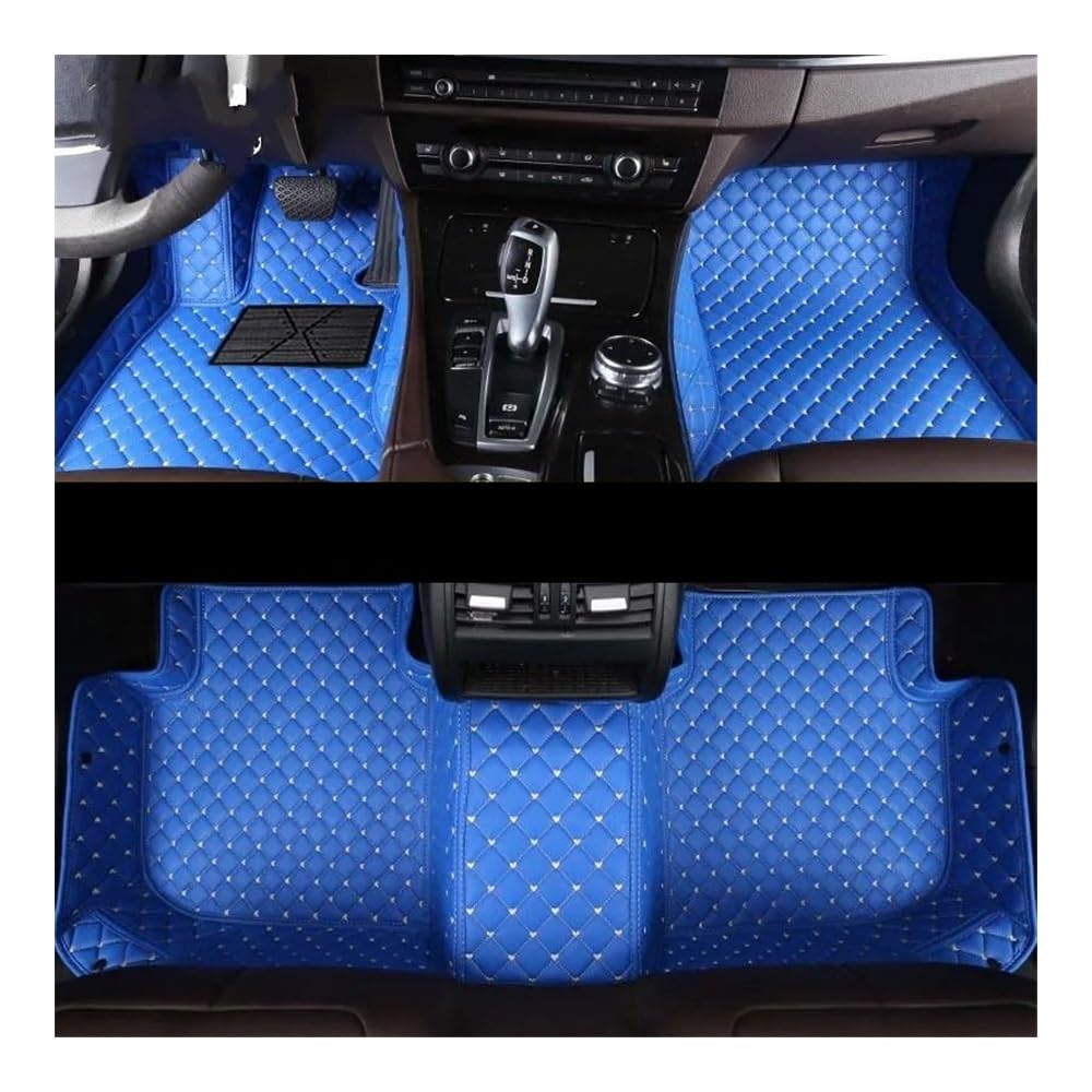 Auto FußMatten Benutzerdefinierte Auto Fußmatten Für Cadillac Für Escalade 2007 2008 2009 2010 2011 2012 2013 Auto Teppiche Fuß Coche(Blue) von SISIFEIER