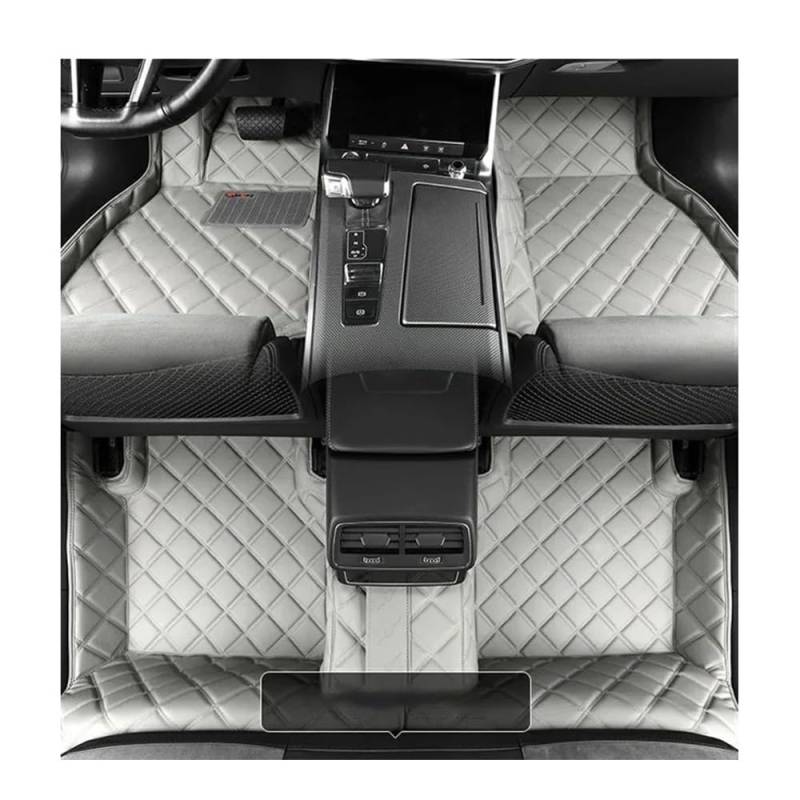 Auto FußMatten Maßgeschneiderte Leder-Auto-Bodenmatte Komplettes Set Für Für W203 2001 2002 2003 2004 Auto-Teppich-Innenraum(Color 1) von SISIFEIER