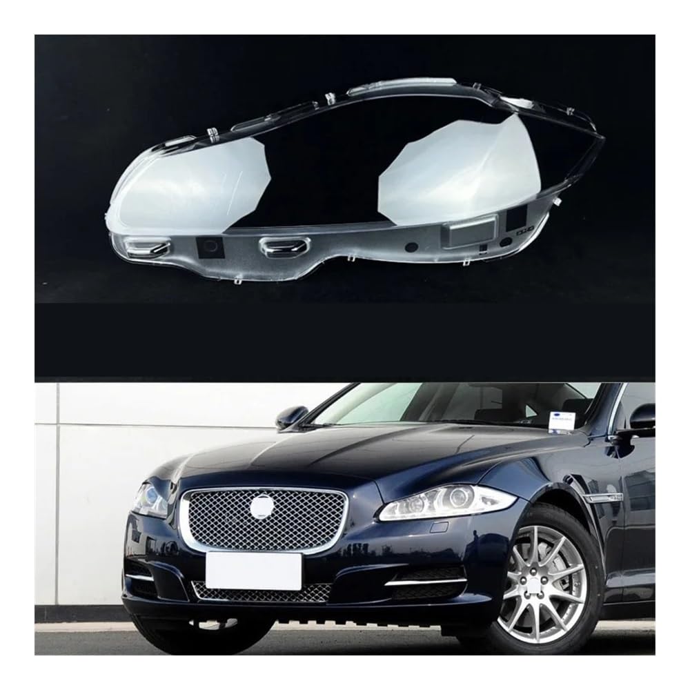 Auto-Scheinwerfer Lampshade Front Scheinwerfer Abdeckung Auto Scheinwerfer Shell Transparent Lampcover Kappen Für Jaguar Für XJ XJL 2010-2019 Auto Objektiv Glas Lampenschirm Fall(Left and Right) von SISIFEIER