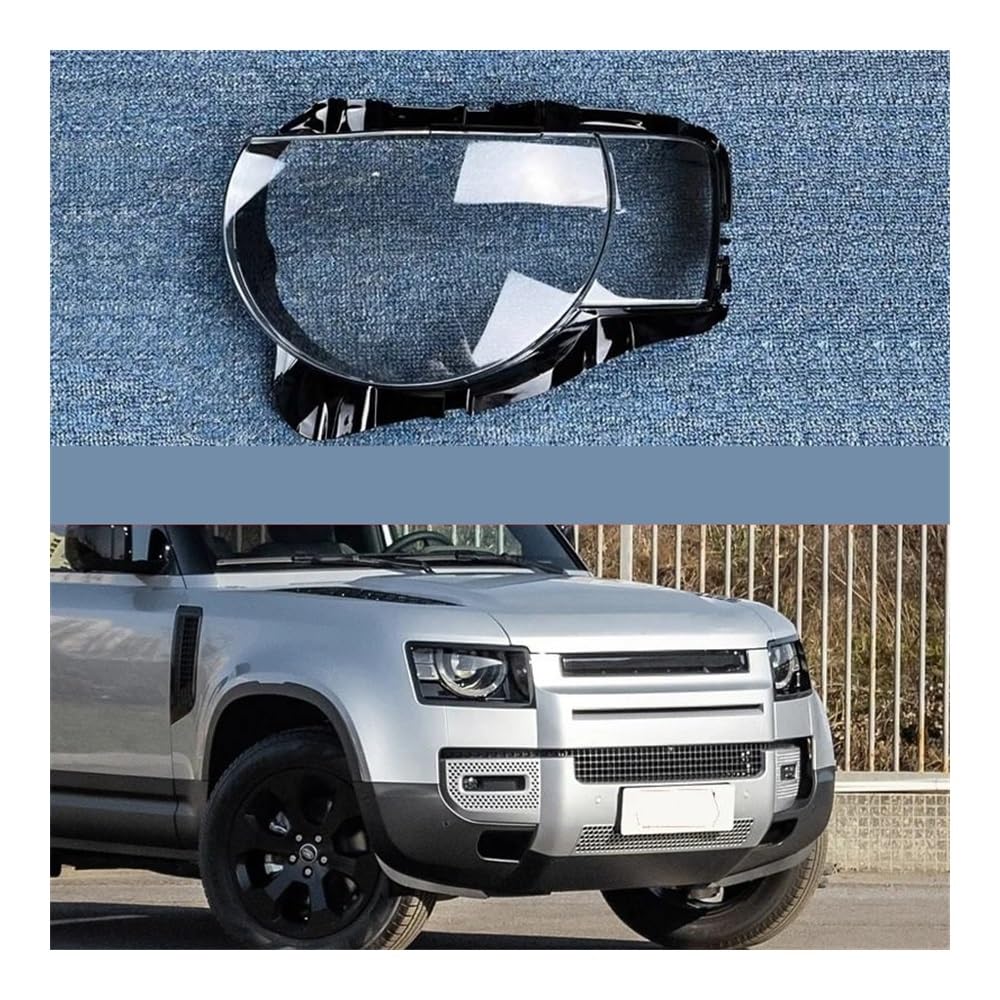 Auto-Scheinwerfer Lampshade Für Land Rover Für Defender 2020 2021 2022 Scheinwerfer Abdeckung Transparente Linse Scheinwerfer Shell Ersetzen Lampenschirm(Left and Right) von SISIFEIER