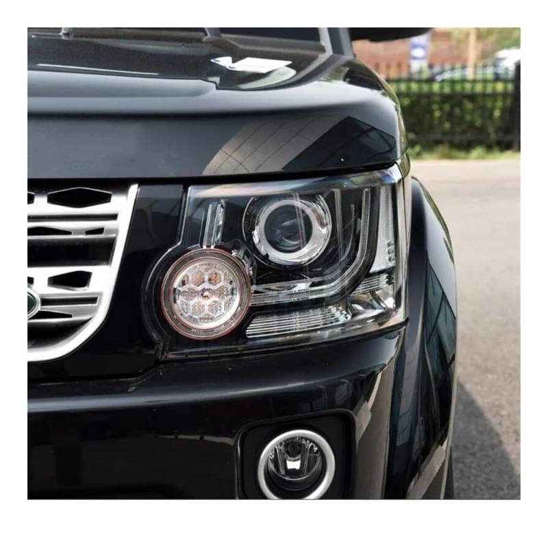 Auto-Scheinwerfer Lampshade Scheinwerfer Abdeckung Scheinwerfer Objektiv Shell Transparent Lampenschirm Lampe Schatten Für Land Rover Für Discovery 4 LR4 2014 2015 2016(Linke Seite) von SISIFEIER