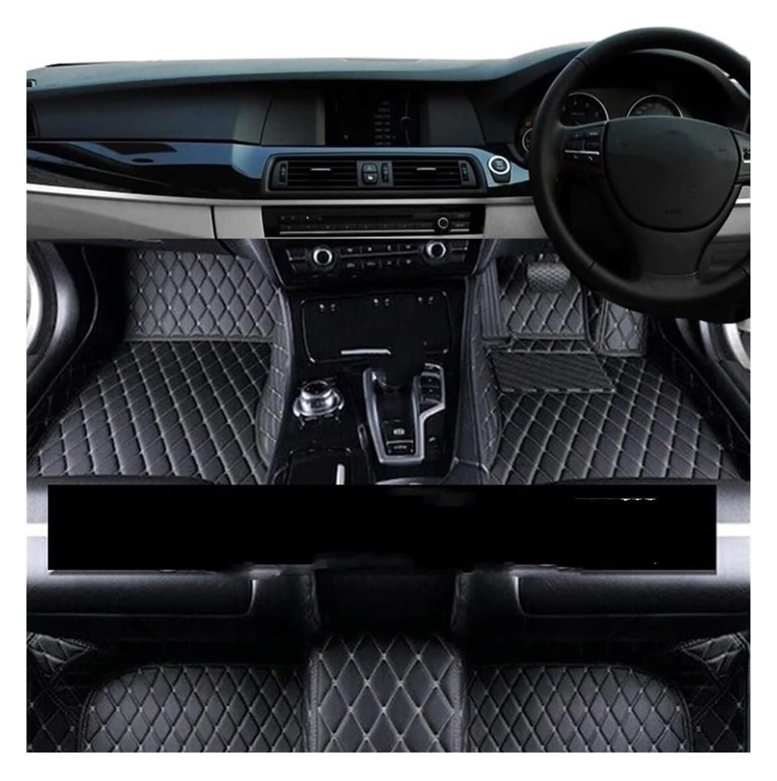 Auto-Fußmatten-Set Für Hyundai I30 Für Elantra GT PD 2018 2019 2020 Teppiche Leder Auto Teppich Matte Innen Auto Matte Auto Fußmatten(RHD 1 Set 5) von SITARAYURI