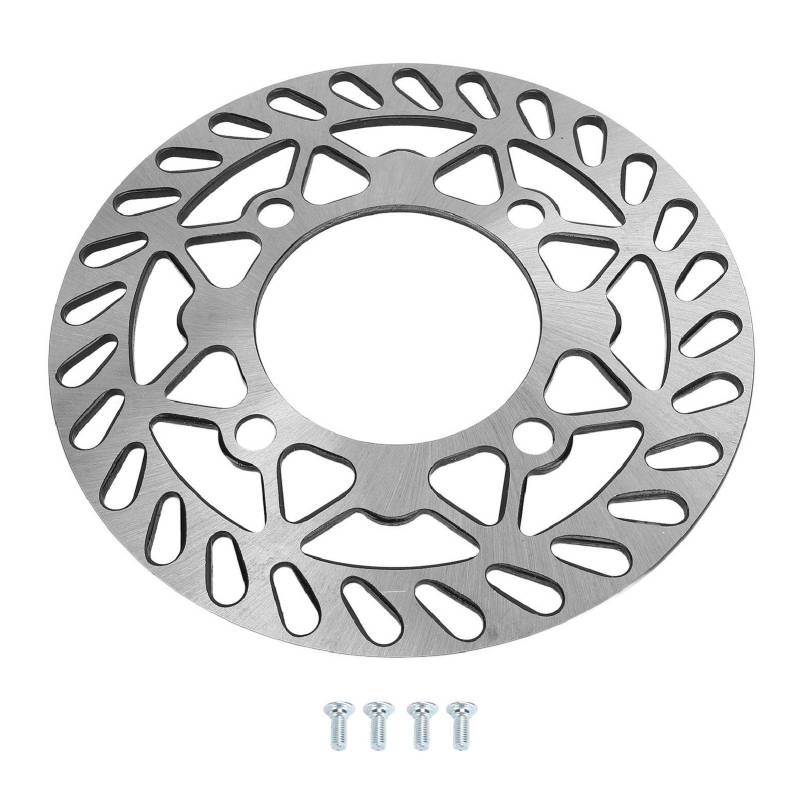 Hochwertiger Metall-Bremssattel-Scheibenrotor-Ersatz für Pit PRO 125 Pit Bike, Geräuscharm, Verbesserte Sicherheit und Komfort für Thumpstar Quad Bike ATV, mit 4 von SIXRUN