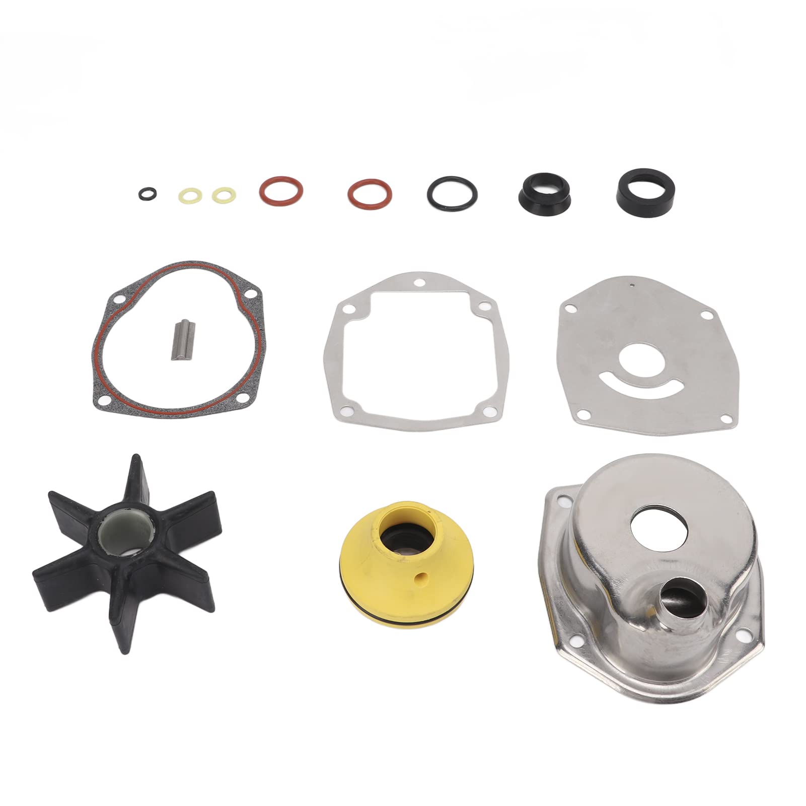 Impeller Reparaturkit für Wasserpumpe, Ersatz für Mercruiser Alpha 1 Gen 2 von 1991-2021, mit Gehäusedichtung, Klinge, Gehäuse, O-Ring von SIXRUN