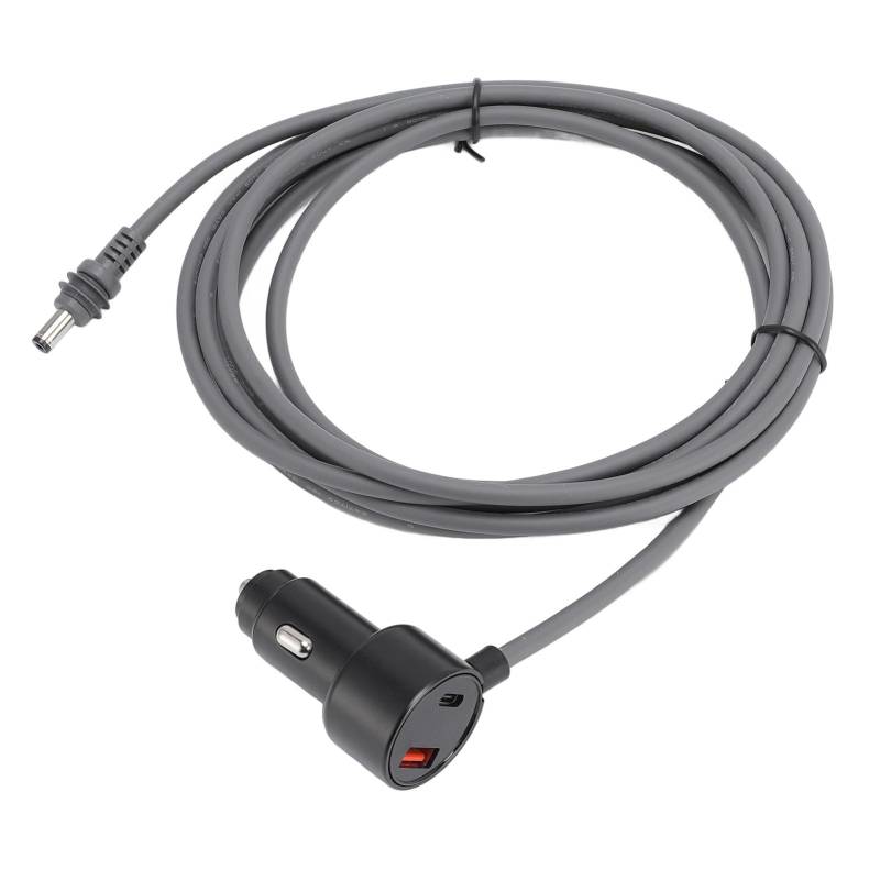 SIXRUN 10ft Starlink Mini DC-Autostromkabel, 18AWG Autoladegerätkabel, Unterstützung USB, Typ C, DC Aufladen für Miniplatte Antenne, Wohnmobil, Limousine, LKW von SIXRUN