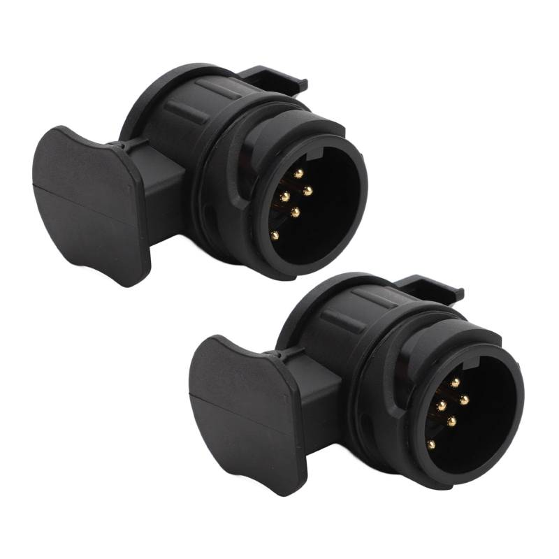 SIXRUN 2 PCs 12 V 13 Bis 7 Pin -Anhängeradapter, Wasserfeind -Anhänger -Steckdosenverkleidungsstecker für Caravan Car Bike Truck Auto von SIXRUN