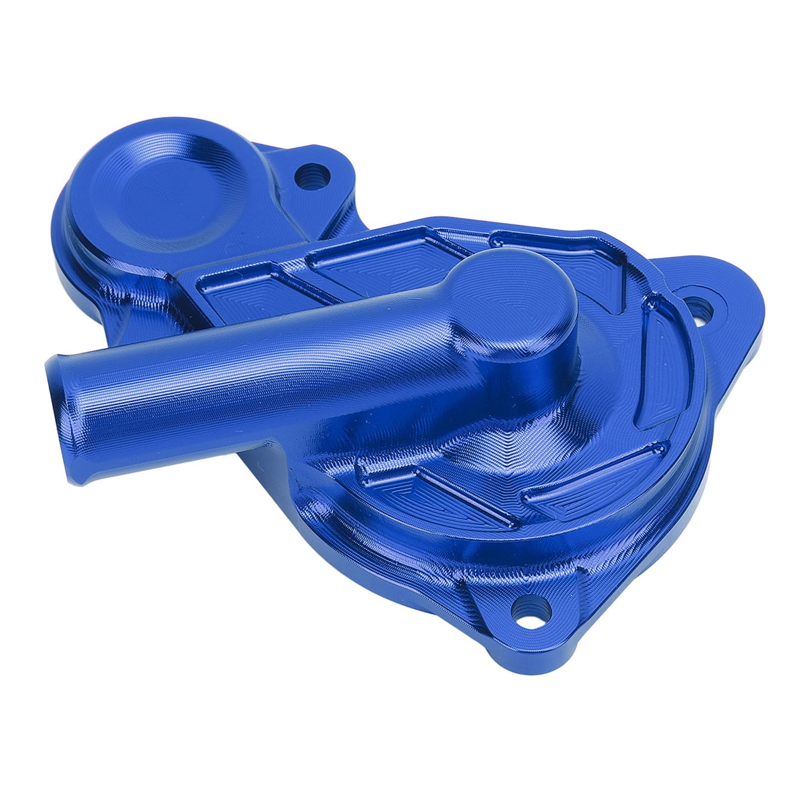 SIXRUN Motorrad-Wasserpumpenschutz, CNC-Aluminiumlegierung, Kühleffizienzverstärker mit Kühlkörperstruktur, Xmax 125 250 300 400 2017–2024 Ersatz für (Blue) von SIXRUN