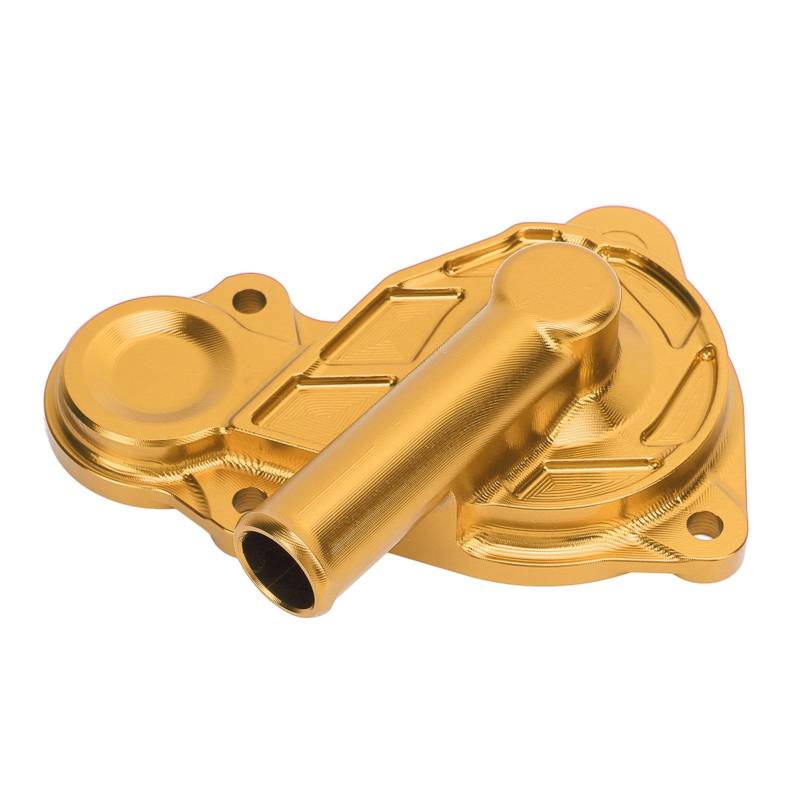 SIXRUN Motorrad-Wasserpumpenschutz, CNC-Aluminiumlegierung, Kühleffizienzverstärker mit Kühlkörperstruktur, Xmax 125 250 300 400 2017–2024 Ersatz für (Gold) von SIXRUN