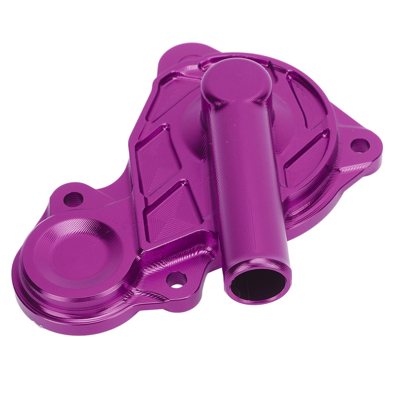 SIXRUN Motorrad-Wasserpumpenschutz, CNC-Aluminiumlegierung, Kühleffizienzverstärker mit Kühlkörperstruktur, Xmax 125 250 300 400 2017–2024 Ersatz für (Purple) von SIXRUN