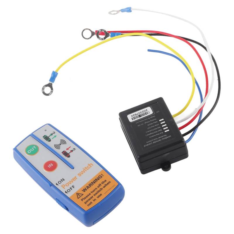 SIXRUN Seilwinden-Fernbedienung, Seilwinden-Fernbedienung, Seilwinden-Fernbedienung, Sender-Empfänger-Kit für die Meisten LKW-Selbstbergungswinden von SIXRUN