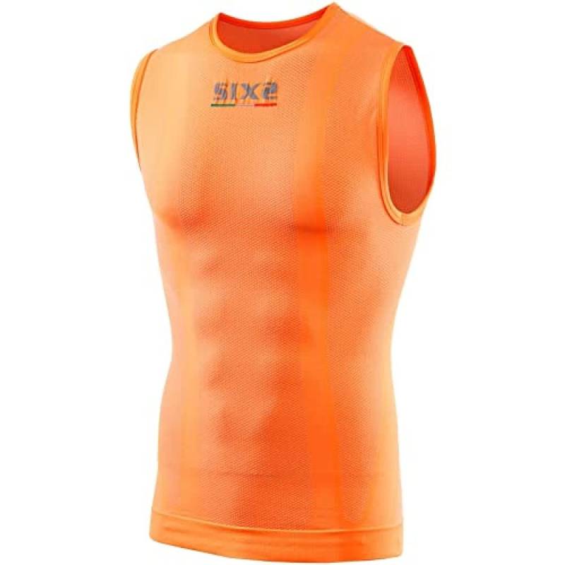 SIXS Tank Top SMX, neonorange, Größe XS von SIXS