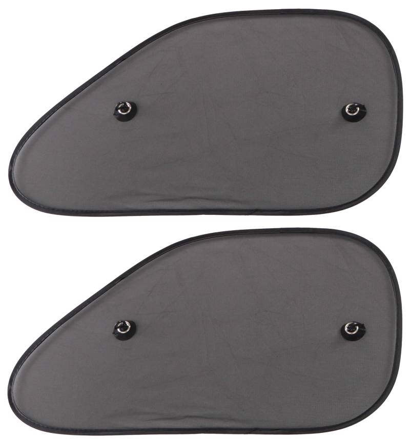 SIXTOL CAR Sunshade Set 9 | Sonnenschutz mit Saugnäpfen | Auto-Sonnenblende | UV-Schutz | Schwarz | 65 x 38 cm von SIXTOL