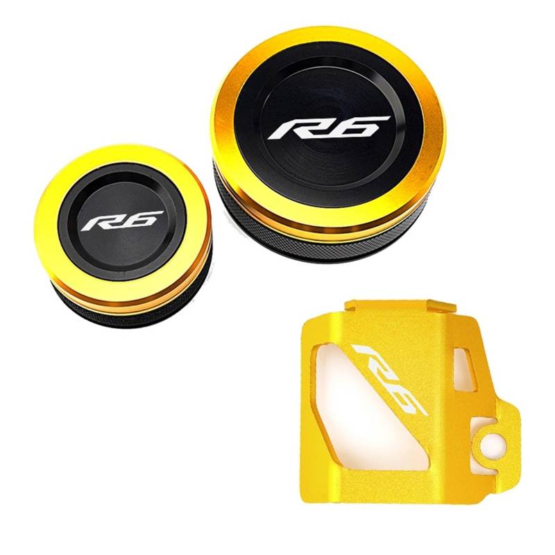 keitspumpe hinten Schutzabdeckung Für Yam&aha R6 YZF R6 YZFR6 YZF-R6 2010-2022 2021 Motorrad Vorne Hinten Brems Flüssigkeit Reservoir Kappe Zylinder Abdeckung Schutz Protector von SIbeg