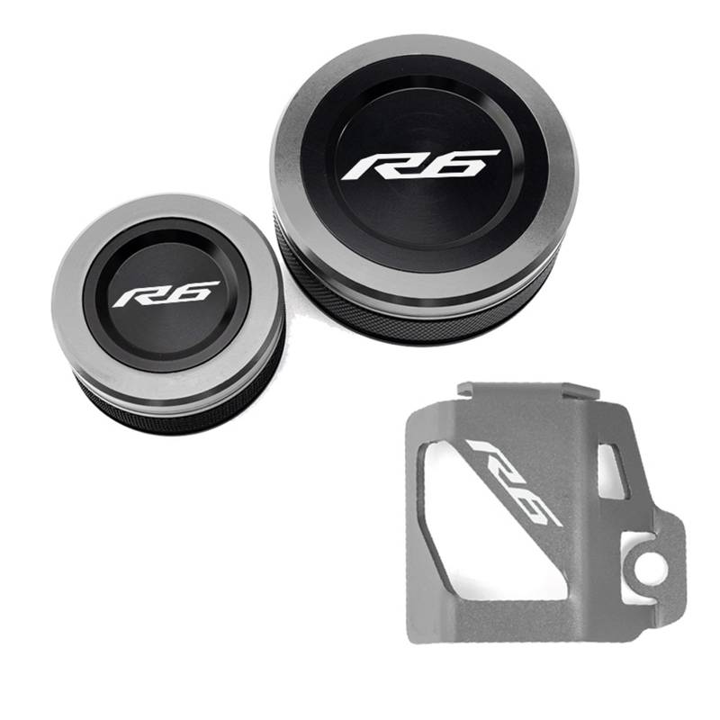 keitspumpe hinten Schutzabdeckung Für Yam&aha R6 YZF R6 YZFR6 YZF-R6 2010-2022 2021 Motorrad Vorne Hinten Brems Flüssigkeit Reservoir Kappe Zylinder Abdeckung Schutz Protector von SIbeg