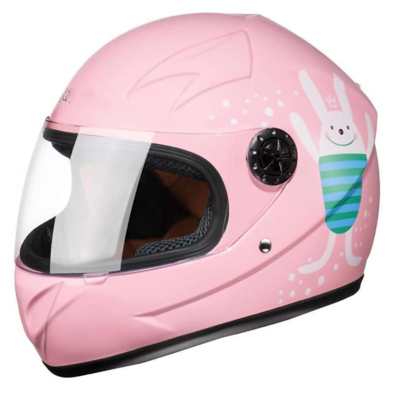 Motorradhelm Für Kinder Leicht Integralhelm Kinder Geeignet Für Kinder Im Alter, Für Balance Bike Scooter Roller Skates Schnellverschluss Herausnehmbar Waschbar 6,48-52CM von SJAPEX