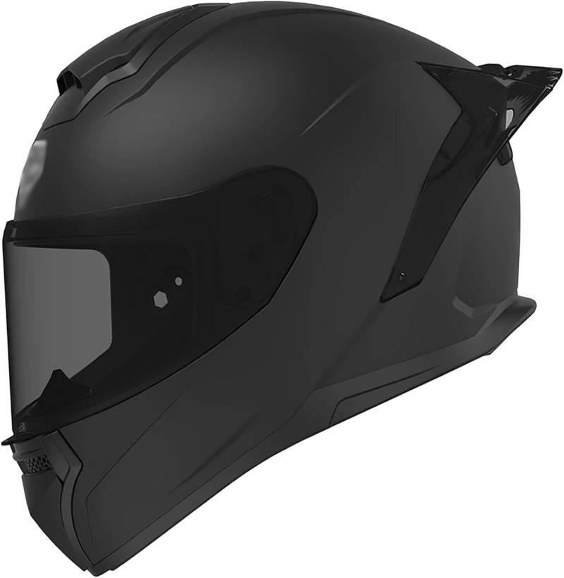 SJAPEX Integralhelm Für Motorradfahrer, Straßenradhelm Mit Getöntem Visier, ECE-Geprüfter Roller-Mopedhelm, Sport-Crashhelm Für Erwachsene, Männer Und Frauen 5,L von SJAPEX