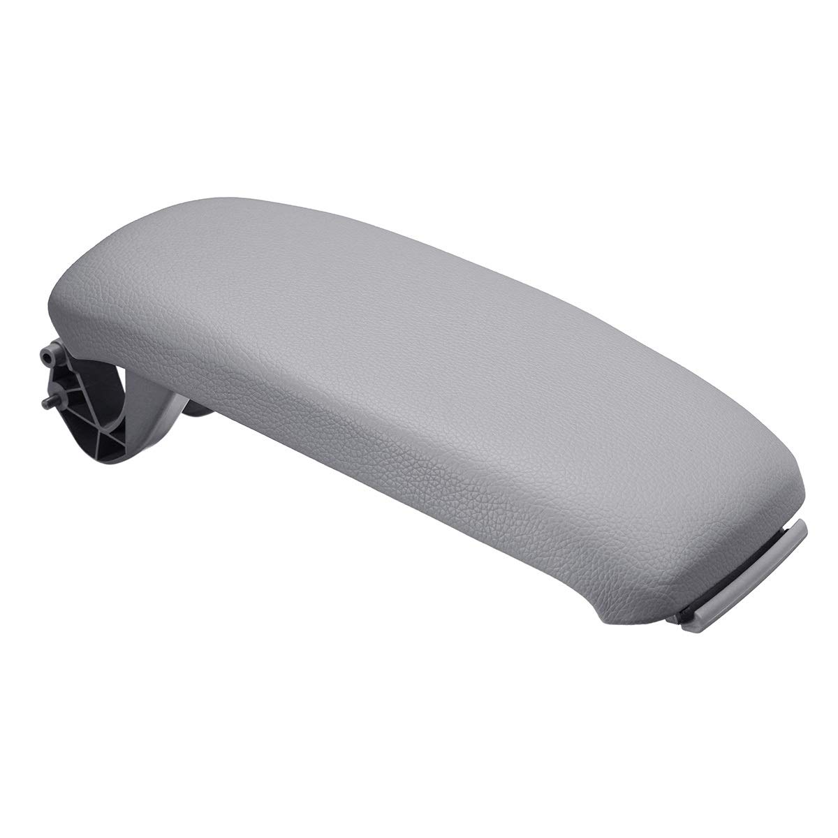 Armlehne Auto,Auto Armlehnen-Latch-Deckel PU Leder Center Console Armruhe Aufbewahrungsbox Deckelabdeckung Armlehne Riegelabdeckung Auto Pad Passend für for A3 8P A5 2003-2012(Gray) von SJHFKDK