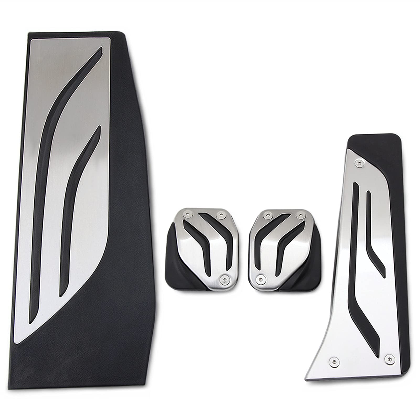 Bilderrahmen,Bilder Rahmen Pedal Passend für BMW 1 2 3 4 Serie F20 F21 F22 F30 F31 F32 F36 Brenngasbremskupplung Fußstützepedalpolsterabdeckung ersetzen(4PCS MT) von SJHFKDK