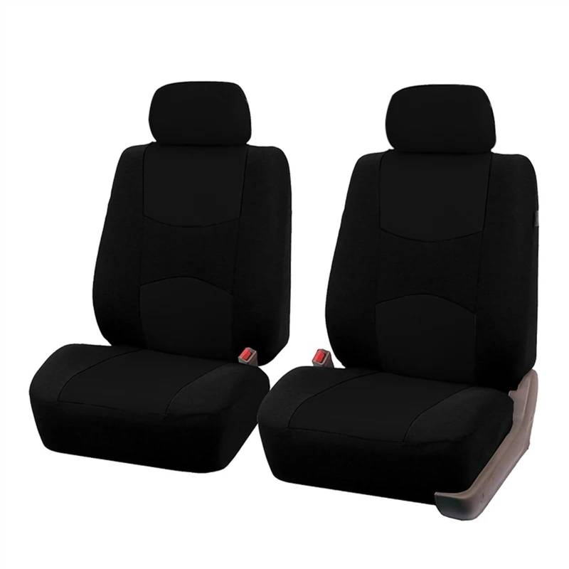 SJHFKDK Sitzbezüge Auto Autositzbezüge for die Rückbank, Verbundstoff, Geteilte Sitzbank, Rücksitzschutz, Auto-Innenbezüge, universelle Größe Schonbezüge Auto(Black 2Pair) von SJHFKDK