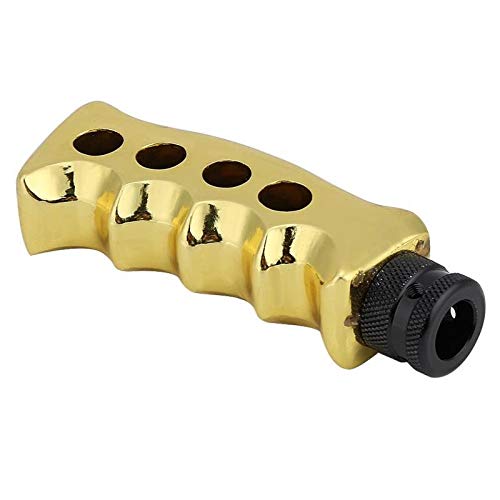 Schaltknauf,Schalthebel Schaltgetriebe Auto Gun Grip Car Styling Griff Schalthebel Knopf Schalthebel Schaltgetriebe Automatik(Gold) von SJHFKDK