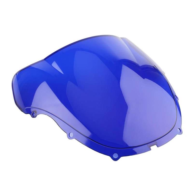 Für CBR600 Für F4 Für CBR600F4 1999 2000 Motorrad Windschutzscheibe Windschutz Double Bubble(Blue) von SJHYLL