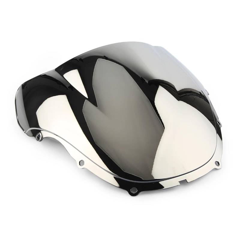 Für CBR600 Für F4 Für CBR600F4 1999 2000 Motorrad Windschutzscheibe Windschutz Double Bubble(Silver) von SJHYLL