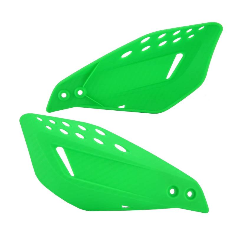 Motorrad Handschützer 1 Paar 22 Mm Motocross Handschutz Griffschutz Schild Handschützer Schutzausrüstung Für Motorrad Bike Pit Bike Quads Handschutz Lenker(Green) von SJHYLL