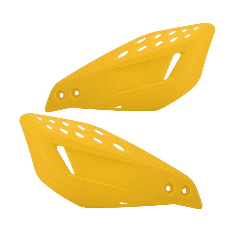 Motorrad Handschützer 1 Paar 22 Mm Motocross Handschutz Griffschutz Schild Handschützer Schutzausrüstung Für Motorrad Bike Pit Bike Quads Handschutz Lenker(Yellow) von SJHYLL