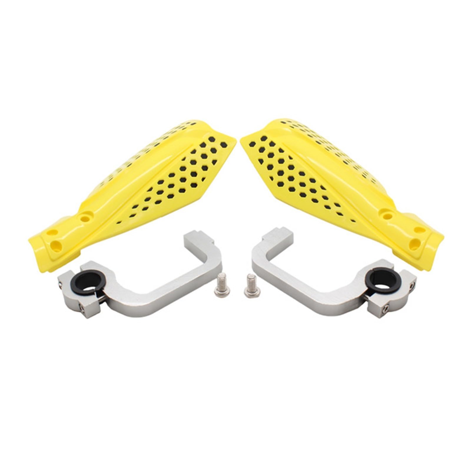 Motorrad Handschützer Für S&uzuki Motorrad Knuckle Schutz 22mm 28mm Handschutz Schutz Pit Bike Hand Guards Motocross Zubehör Handschutz Lenker(Yellow) von SJHYLL