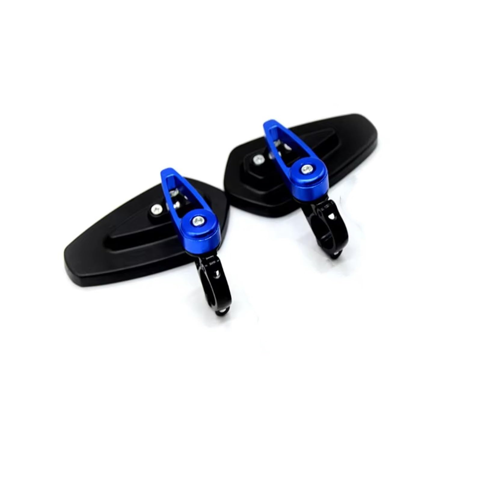 Motorrad-Spiegel 1 Paar Motorrad Aluminium Spiegel Griff Bar End Für Ya&maha Für T&MAX 500 530 Für TMAX500 530 Für YZF Für R15 Motorrad Rückansicht(Blue) von SJHYLL