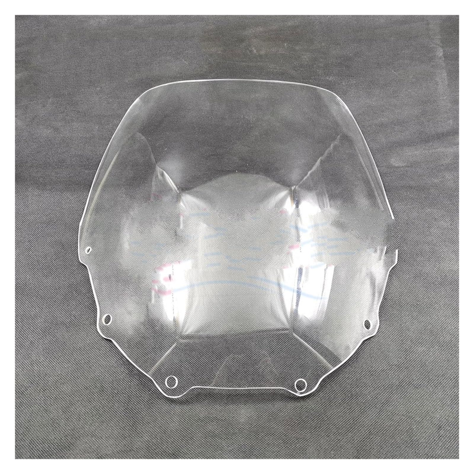 Motorrad-Windschutzscheibe ABS-Kunststoff Motorrad Deflektor Frontscheibe Windschutzscheibe Bildschirm Schild Für Kawasaki Für ZZR400 1989 1990-1992 Windschutzscheibe Zubehör(Clear) von SJHYLL