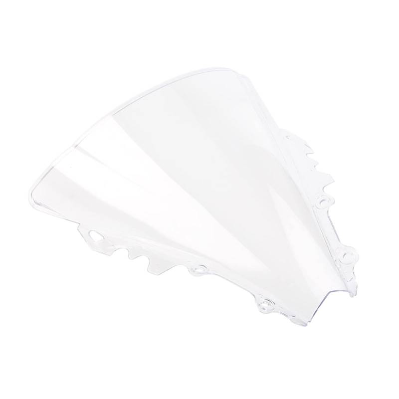 Motorrad-Windschutzscheibe Motorrad Windschutzscheibe Windschutzscheibe ABS-Kunststoff Double Bubble Für Yamaha Für YZF Für R6 Für 600 2006 2007 Windschutzscheibe Zubehör(Clear) von SJHYLL