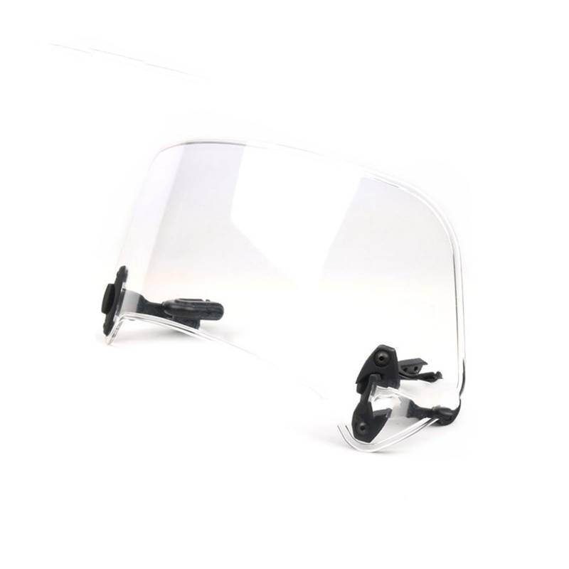 Windschutzscheibe Windschutzscheibenverlängerung Spoiler Windabweiser Für NMAX 155 125 Verstellbar Für Ya&maha Für X&max 300 400 Für Aerox Aerox155(Small Transparent) von SJHYLL