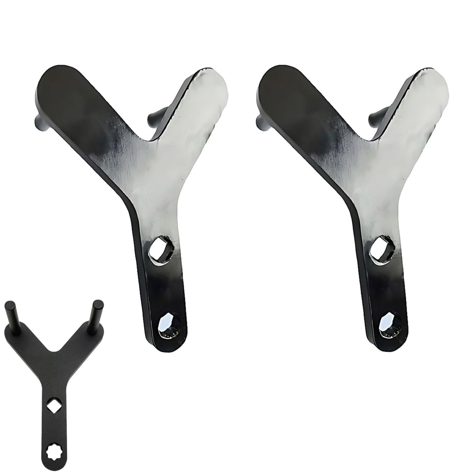 SJIESOG Automotive Lower Control Arm & Ball Joint Removal Tool, Schwerlast-Hebelwerkzeug für den unteren Querlenker, Hebelwerkzeug für unteren Querlenker, Lower Ball Joint Pry (2 pcs) von SJIESOG