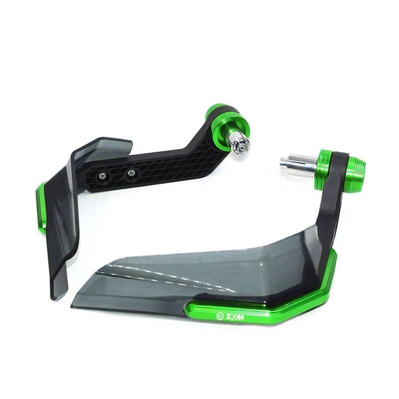 Lenkerenden-Handschützer Für SYM CRUISYM 150 180 300 GTS 300i JOYMAX Z300 Motorrad Handschutz Schild Hand Schutzfolie(Green) von SJOIOOP